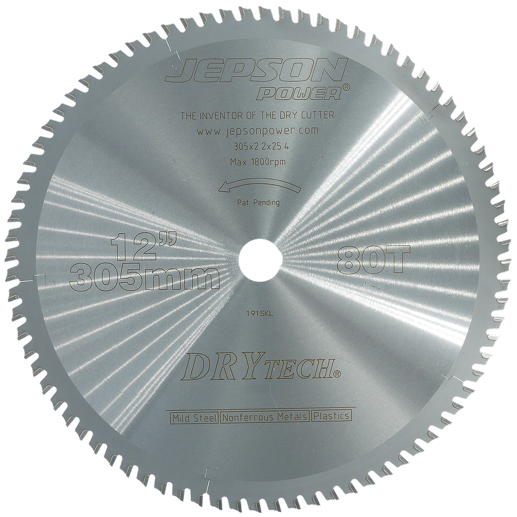 12'' Drytech® carbide tipped saw blade ø 305 mm / 80T for steel