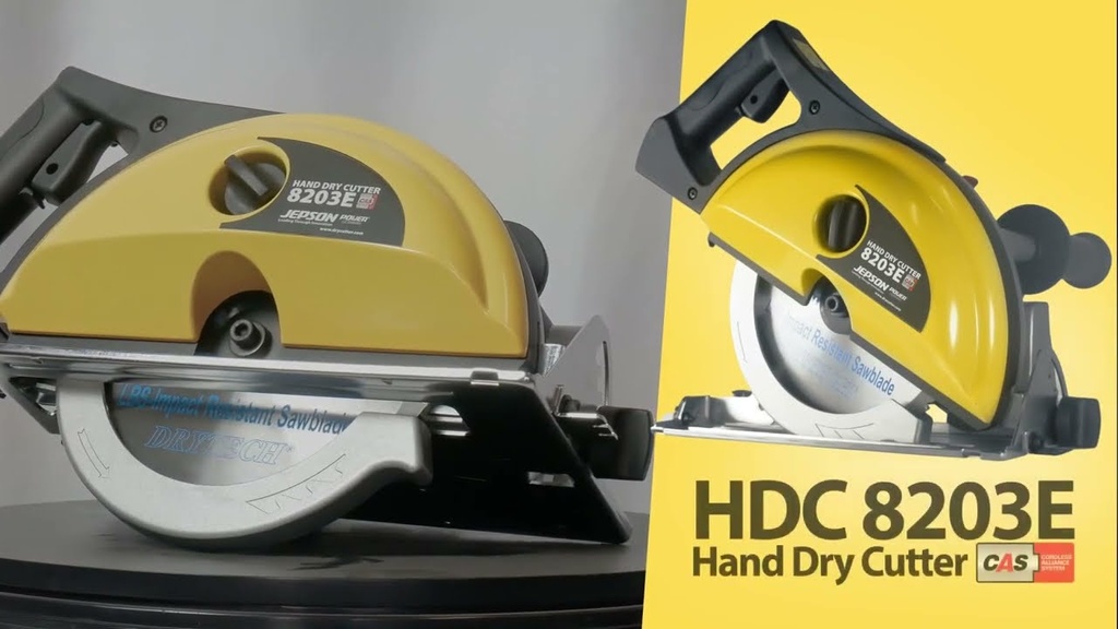 HDC 8203E Cordless Metal Cutting Circular Saw incl. 2 Batteries 18V, 5.5 A /  Loading station 110 V LiHD, LBS -TCT Saw blade 203/48T in case
