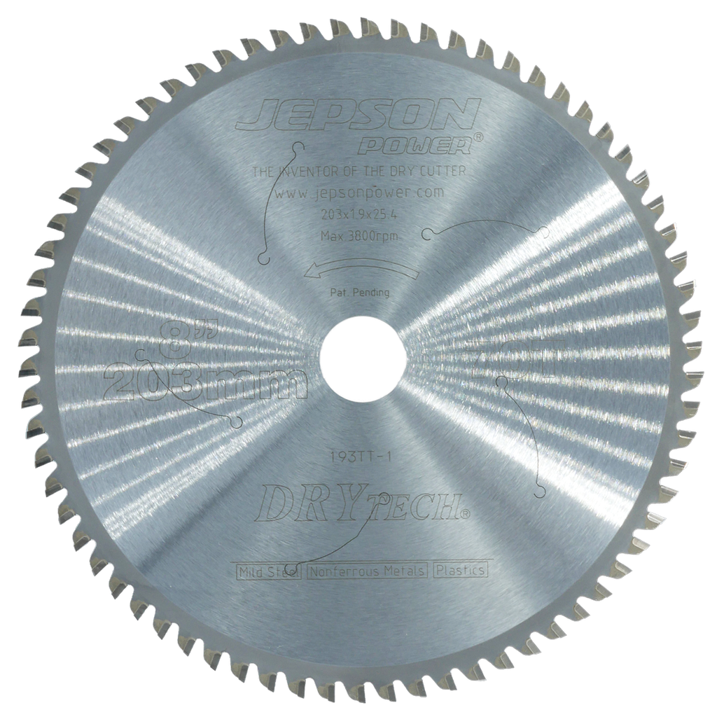[72120070] Hoja de sierra con punta de carburo Drytech® de 8'' ø 203 mm / 70T para acero (pared delgada)