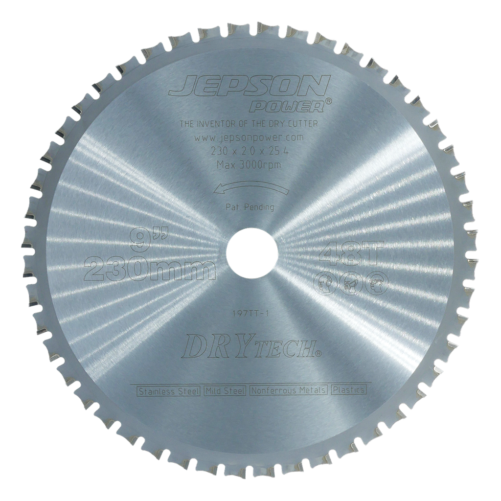 [72123048I] Hoja de sierra con punta de carburo Drytech® de 9'' ø 230 mm / 48T para acero inoxidable y acero
