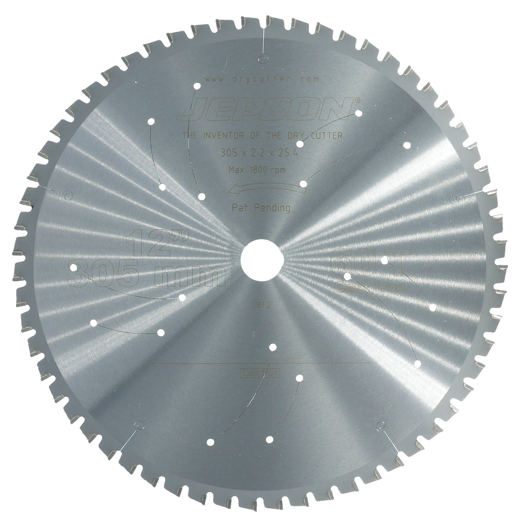 [600535] Lame carbure Drytech® ø 305 mm / 60D pour la coupe de la fonte