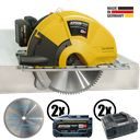 Super Hand Dry Cutter 8320E 36V with Ø 12 5/8" /84T saw blade, 2 batteries and 2 chargers 115V