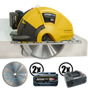 Super Hand Dry Cutter 8320E 36V with Ø 12 5/8" /84T saw blade, 2 batteries and 2 chargers 115V