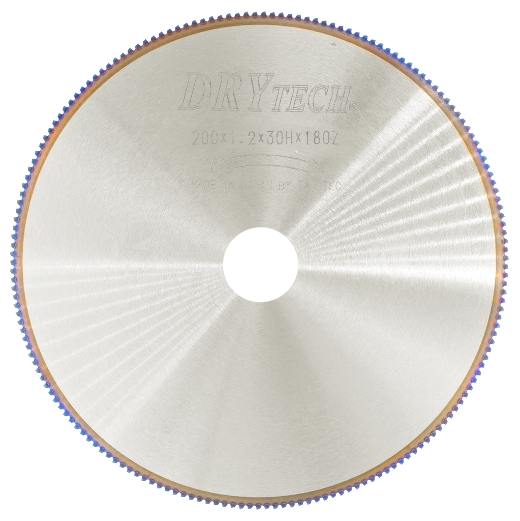 8" DRYTECH® TCT SAW BLADE 200 x 1.2 x 30.0H x 180T for carbon fiber reinforced plastics with wall thickness < 10mm