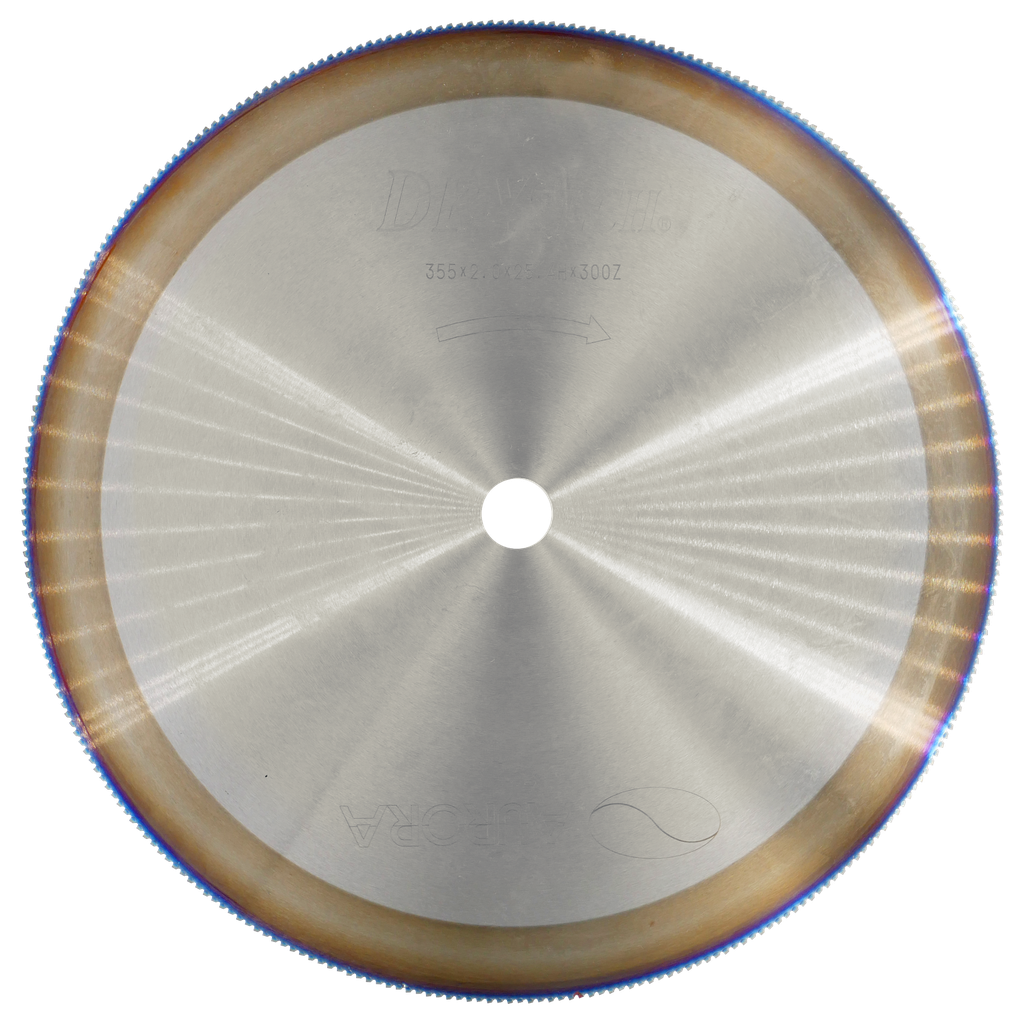 14" DRYTECH® TCT SAW BLADE 355 x 2.0 x 25.4H x 300T for carbon fiber reinforced plastics with wall thickness < 10mm