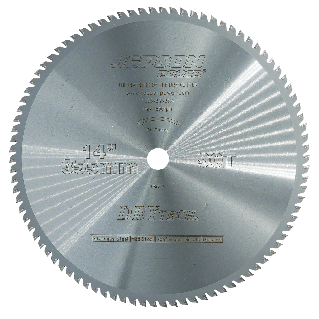 14" Saw Blades 355/90T for steel and stainless steel