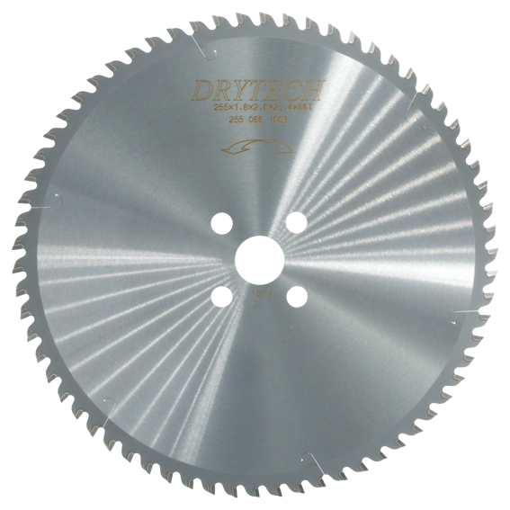 10'' Drytech® carbide tipped saw blade ø 255 mm / 66T for steel (thin walled)