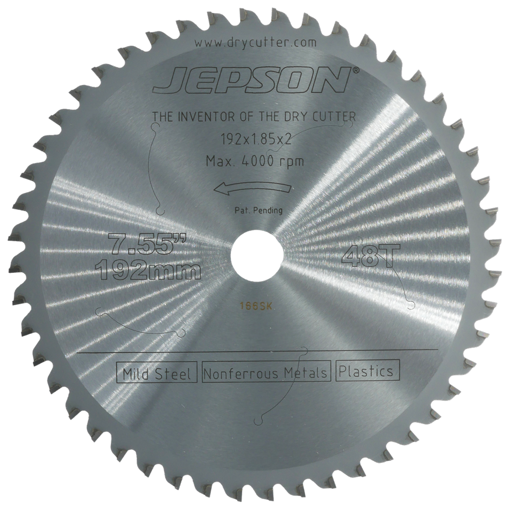 [719248] 7 5/8'' Drytech® carbide tipped saw blade ø 192 mm / 48T for steel (thin walled)