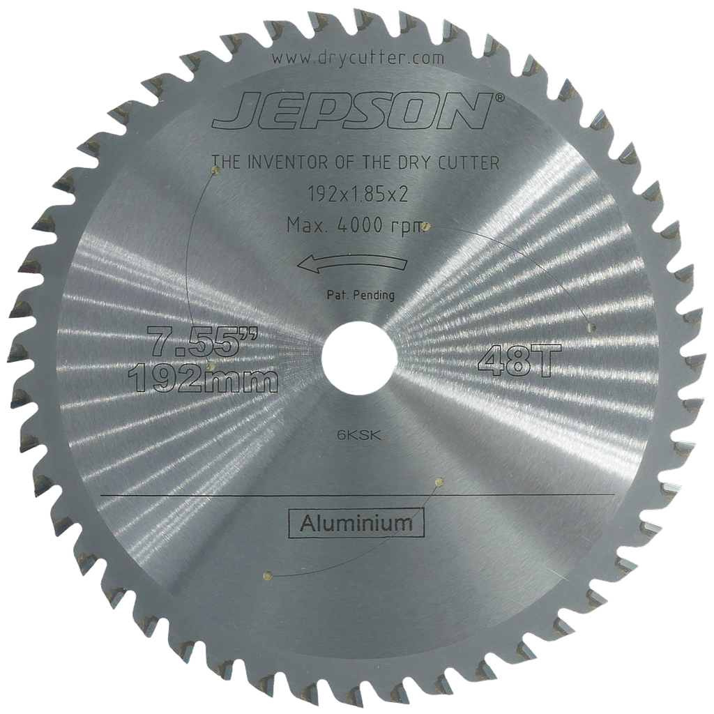 [719248A] Lame carbure Drytech® ø 192 mm / 48D pour aluminium