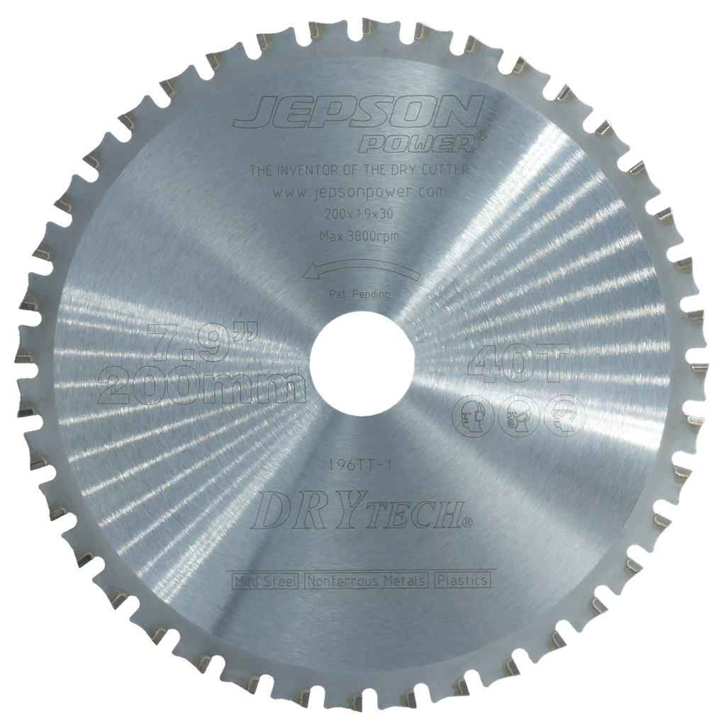 8'' Drytech® carbide tipped saw blade ø 200 mm / 40T for steel
