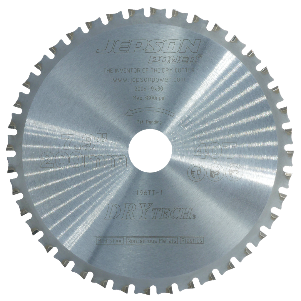[72020040] Hoja de sierra con punta de carburo Drytech® 8'' ø 200 mm / 40T para acero