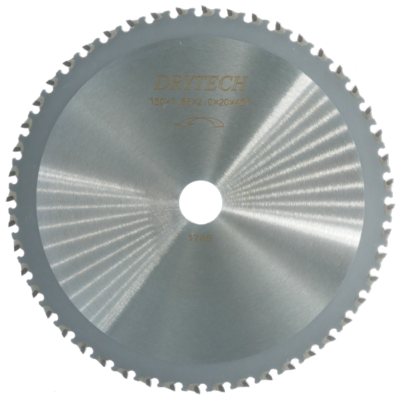 [72118048YS] Hoja de sierra con punta de carburo Drytech® de 7'' ø 180 mm / 48T para acero y acero inoxidable