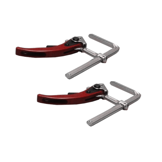 [608275S] 2 C-Clamps para carril guía