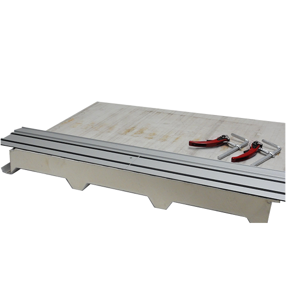 [608275SET] Carril guía de 4 pies 7" que incluye 2 abrazaderas en C