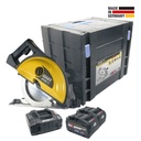 8" HAND DRY CUTTER 8203E CORDLESS with SAW BLADE LBS - IMPACT RESISTANT 8"/48T + 2 batteries 18V, 5.5 A + charging station 110 V LiHD + case