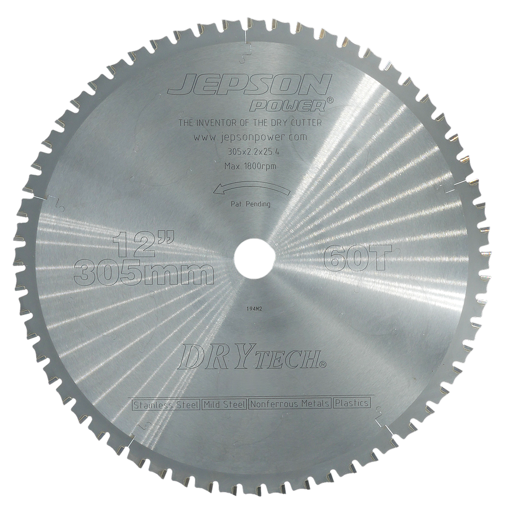 [600530 40] 12'' Drytech® carbide tipped saw blade ø 305 mm / 60T for steel & stainless steel