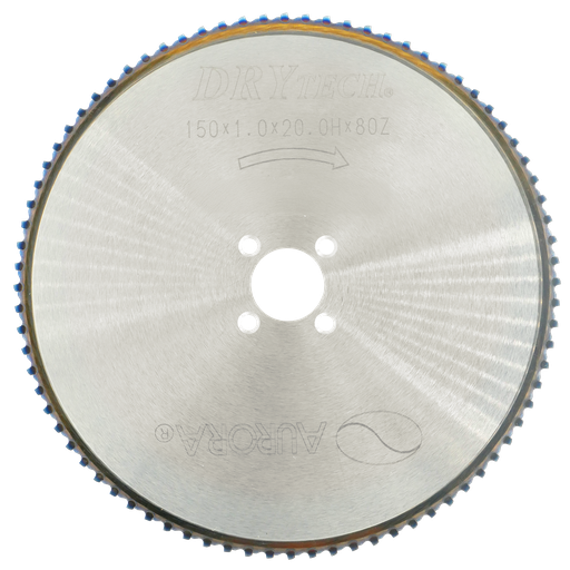 [AURDTS15080] DRYTECH® HOJA DE SIERRA CON PUNTA CARBURADA 150 x 1.0 x 25.4H x 80D para plásticos reforzados con fibra de carbono con un espesor de pared < 10 mm