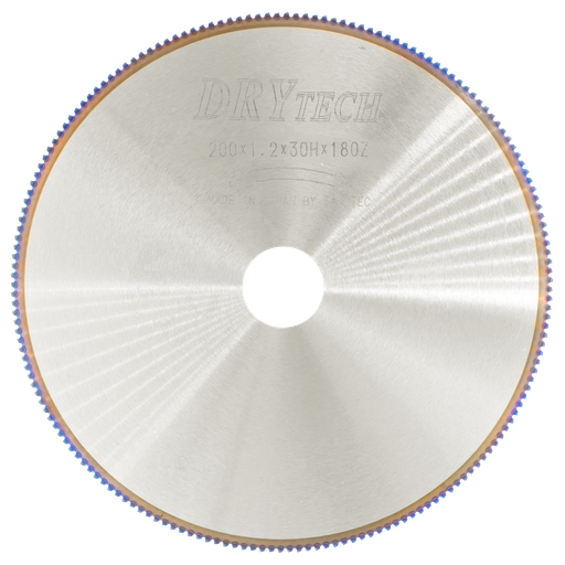 [DTP200180] 8" DRYTECH® TCT SAW BLADE 200 x 1.2 x 30.0H x 180T for carbon fiber reinforced plastics with wall thickness < 10mm