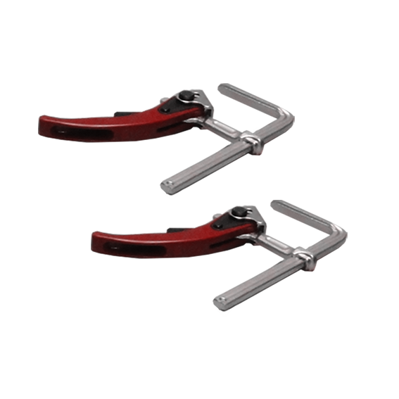 [608275S] 2 C-Clamps for guide rail